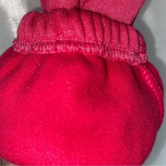 NWT Girls Pink Super Soft & Warm Sweatpants, Just Like Hanes, Cuffed, 2 Pockets - Picture 3 of 8